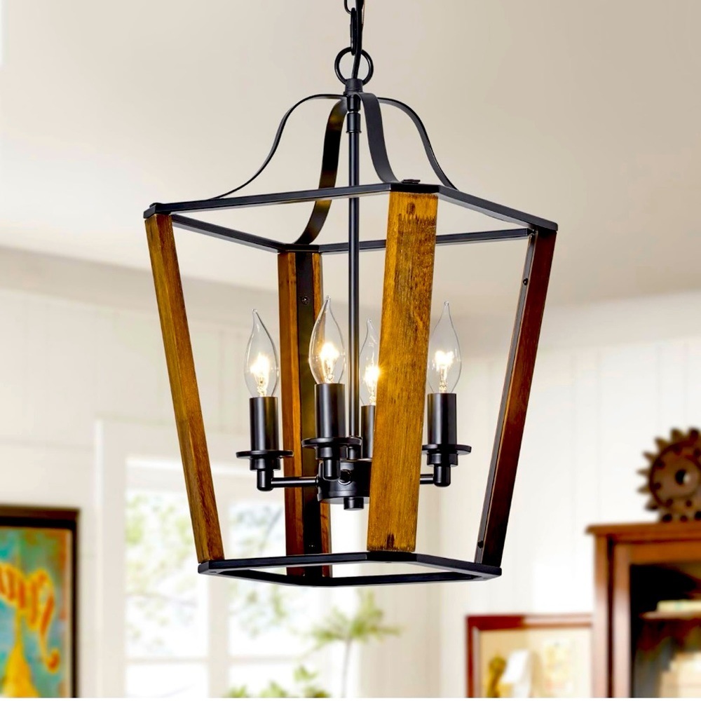 Farmhouse Rustic Style Pendant Light